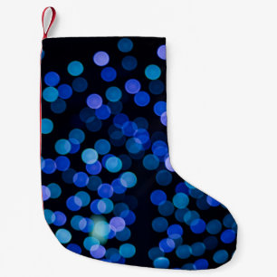 Petite Chaussette De Noël Bleu bokee clair