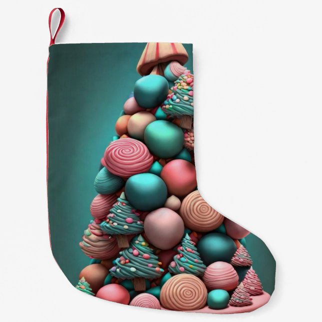 Petite Chaussette De Noël Bonnes Fêtes les plus douces (Devant)