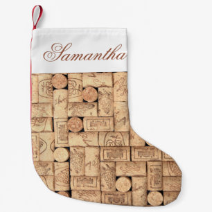Petite Chaussette De Noël Bouchon de vin