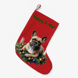 Petite Chaussette De Noël Bouledogue français Noël French Bulldog