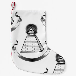Petite Chaussette De Noël bourse de noël illuminati xmas