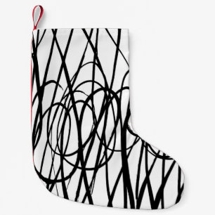 Petite Chaussette De Noël Brush abstract pattern. Grunge texture. Background