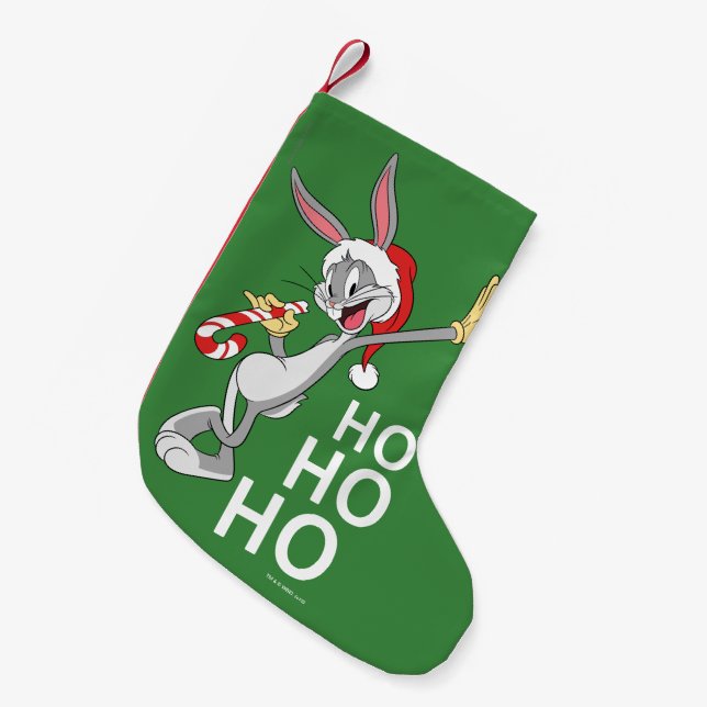 Petite Chaussette De Noël BUGS BUNNY™ Avec Sucre de canne (Devant (Accrochage))