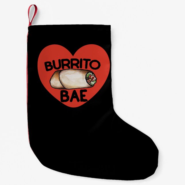 Petite Chaussette De Noël Burrito BAE (Devant)