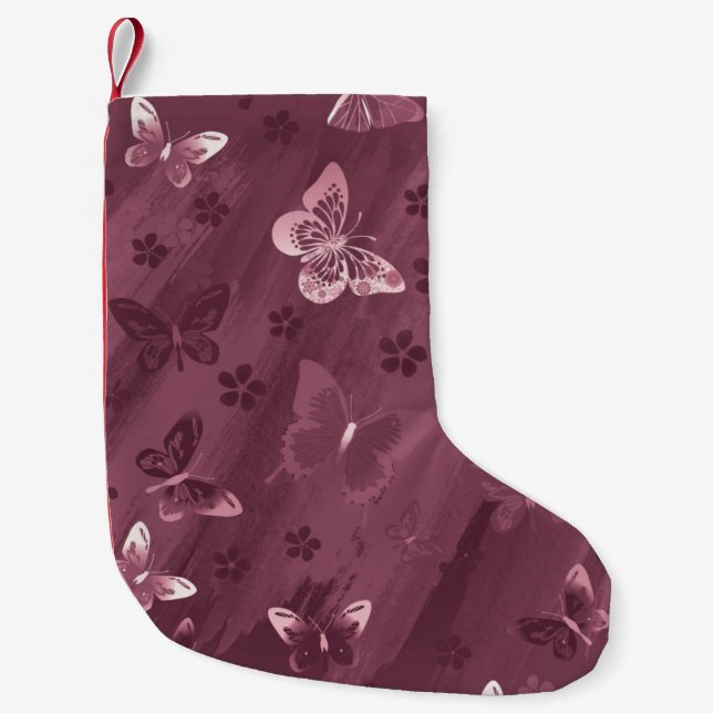 Petite Chaussette De Noël Butterfly Pattern 16 (Devant)