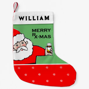 Petite Chaussette De Noël Cadeau de vacances pour pharmacien