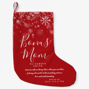 Petite Chaussette De Noël Cadeau personnalisé pour la fête de Noël de la bel