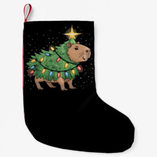 Petite Chaussette De Noël Cadeaux de Noël Capybara Capy drôle d'arbre de Noë