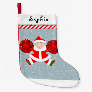 Petite Chaussette De Noël Cadeaux de vacances pom-pom girl