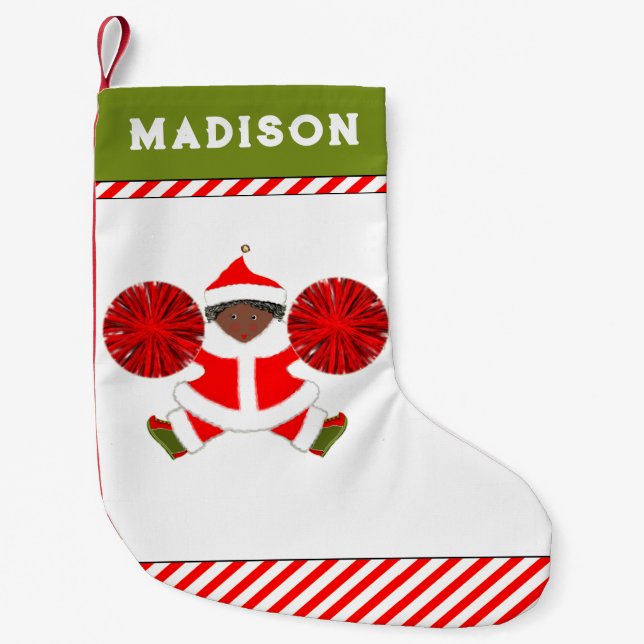Petite Chaussette De Noël Cadeaux de vacances pom-pom girl (Devant)
