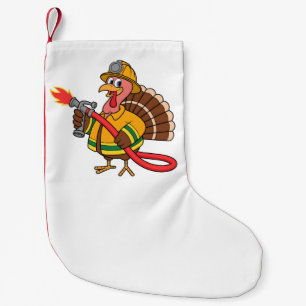 Petite Chaussette De Noël Camions pompiers Thanksgiving Turquie