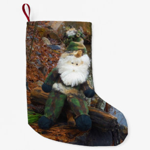 Petite Chaussette De Noël Camouflage Père Noël