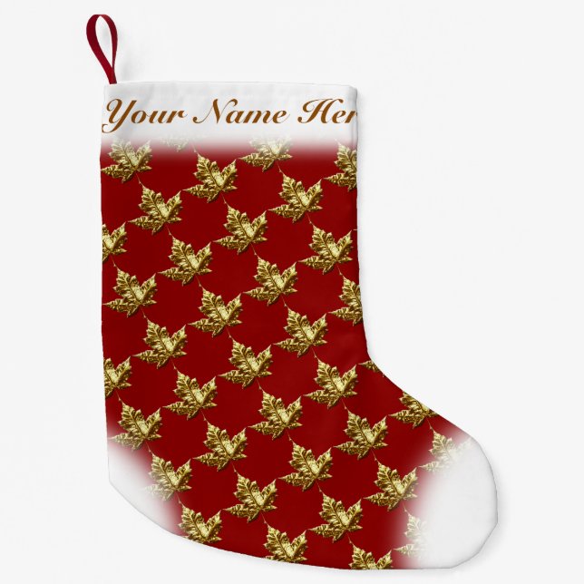Petite Chaussette De Noël Canada Stocker Canada - Stocking de Noël sur mesur (Devant)