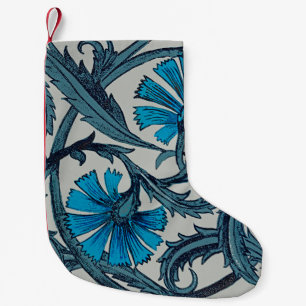 Petite Chaussette De Noël Carreaux décoratifs rustiques d'art floral antique