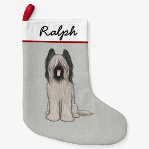 Petite Chaussette De Noël Cartoon Dog personnalisable Pet Lover