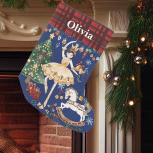 Petite Chaussette De Noël Casse-noisette Ballet Sucre Plum Fée Rouge En vich