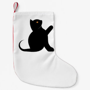 Petite Chaussette De Noël Cat dit bonjour