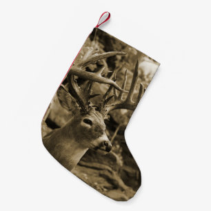 Petite Chaussette De Noël Cerfs communs de trophée
