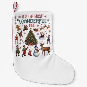 Petite Chaussette De Noël C'est la période la plus merveilleuse Noël Vintage