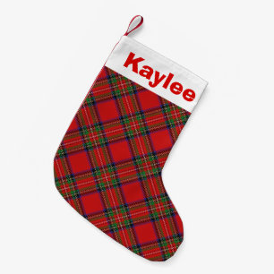 Petite Chaussette De Noël Charme de Noël Clan Stewart Tartan