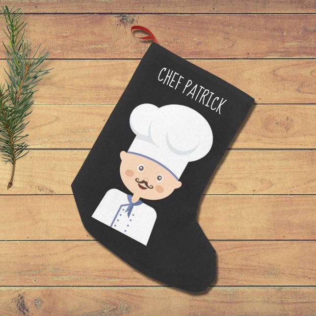 Petite Chaussette De Noël Chef culinaire - Cartoon de cuisine (Créateur téléchargé)