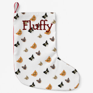 Petite Chaussette De Noël Chefs heureux de chat