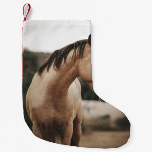 PETITE CHAUSSETTE DE NOËL CHEVAL BROWN