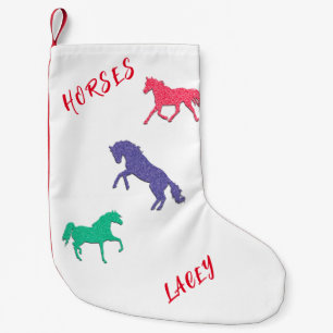 Petite Chaussette De Noël CHEVAUX ENFANTS / FILLES ENTRETIEN DE Noël