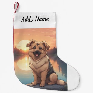 Petite Chaussette De Noël Chien berger allemand