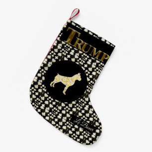 PETITE CHAUSSETTE DE NOËL CHIEN BOXER BLING