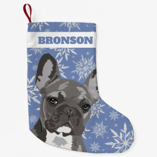Petite Chaussette De Noël Chien de compagnie personnalisé Cadeau Bulldog e