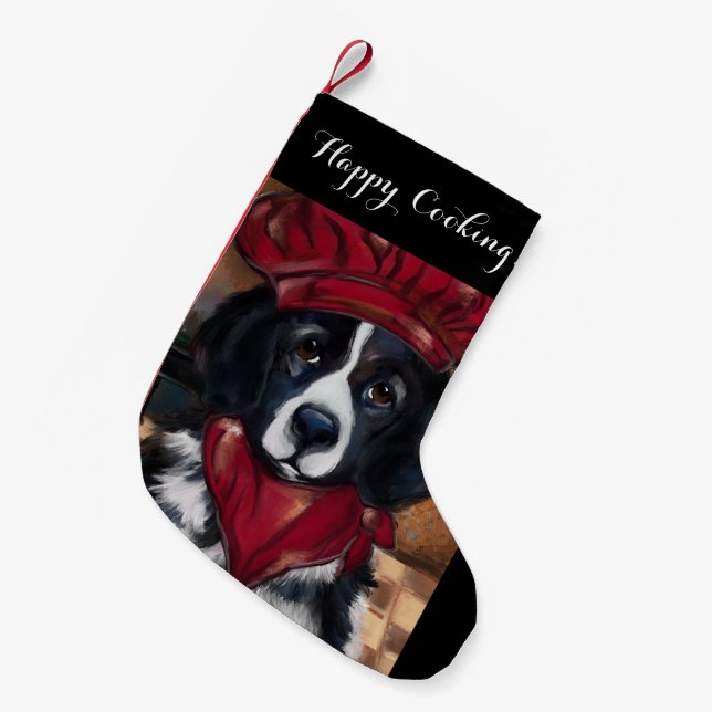 Petite Chaussette De Noël Chien de Terre-Neuve (Devant (Accrochage))