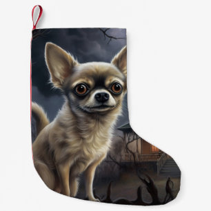Petite Chaussette De Noël chihuahua Halloween Épouvantable