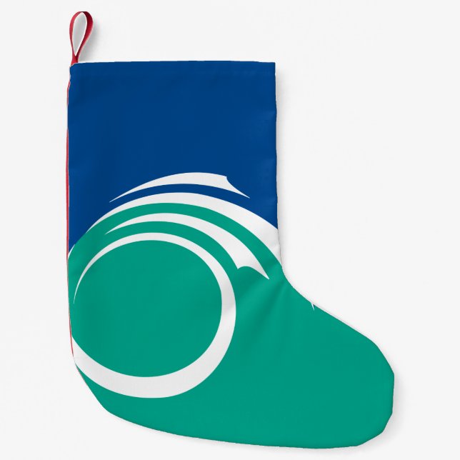 Petite Chaussette De Noël Christmas Stockings with Flag of Ottawa (Devant)