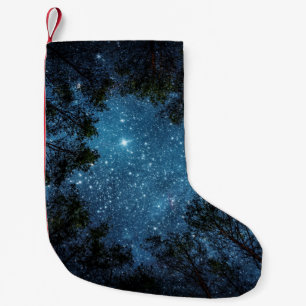 Petite Chaussette De Noël Ciel étoilé, Voie Lactée.