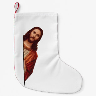 Petite Chaussette De Noël Citation Drôle Jésus Mème J'Ai Vu Ce Chrétien Peti