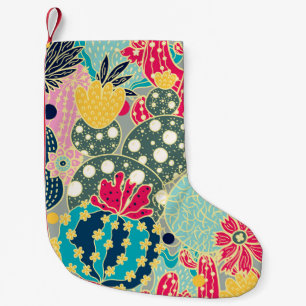 Petite Chaussette De Noël Citrouille d'aquarelle vintage : Motif d'automne