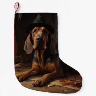 Petite Chaussette De Noël Citrouilles de Bloodhound Halloween effrayant