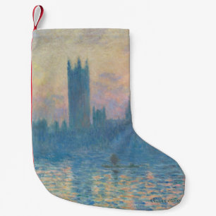 Petite Chaussette De Noël Claude Monet Les Chambres du Parlement Coucher de