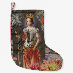 Petite Chaussette De Noël Collage de la déesse céleste Vierge : Céleste vint