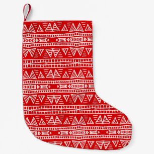 Petite Chaussette De Noël Coloré tribal ethnique sans couture motif