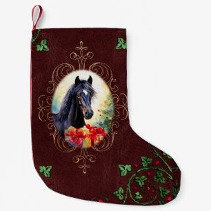 Petite Chaussette De Noël Colt noir et cadeaux de Noël