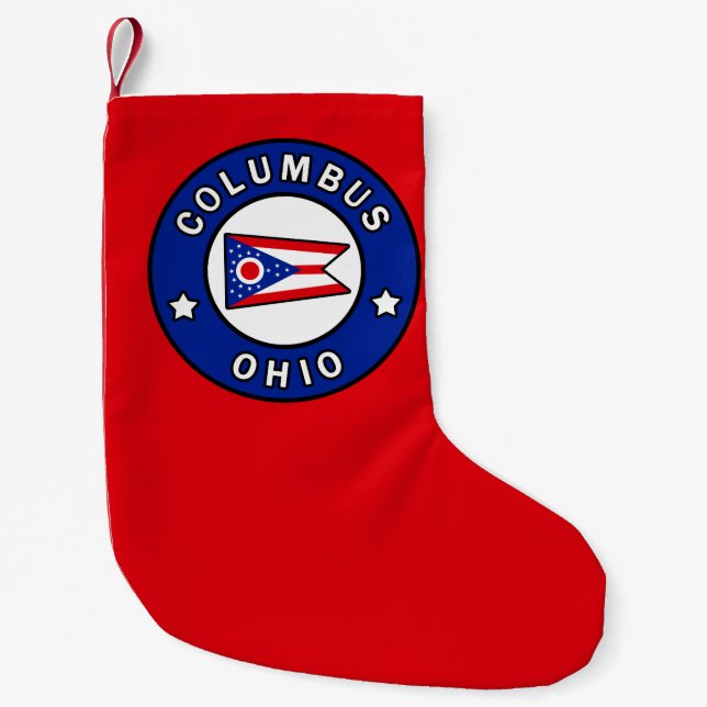 Petite Chaussette De Noël Columbus Ohio (Devant)