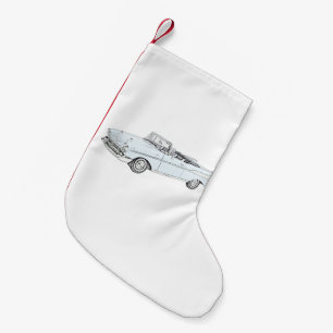 Petite Chaussette De Noël Conversion Chevy Bel Air en 1957