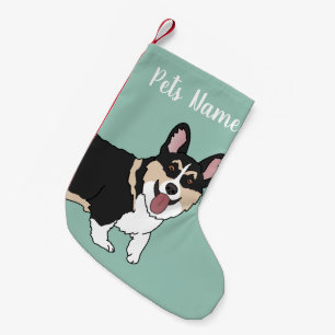 Petite Chaussette De Noël Corgi de Noël