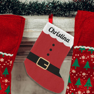 Petite Chaussette De Noël Costume du Père Noël