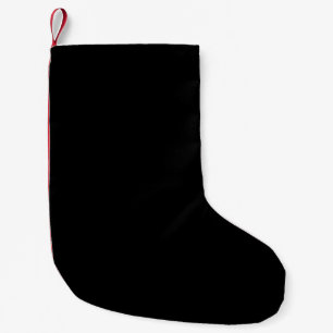 Petite Chaussette De Noël Couleur unie personnalisable