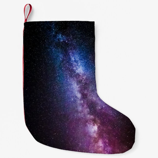 Petite Chaussette De Noël Couleurs claires de la voie lactée (Devant)
