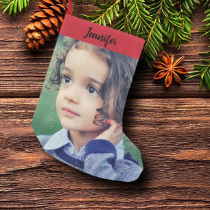 Petite Chaussette De Noël Créez votre propre plein Noël personnel de photo