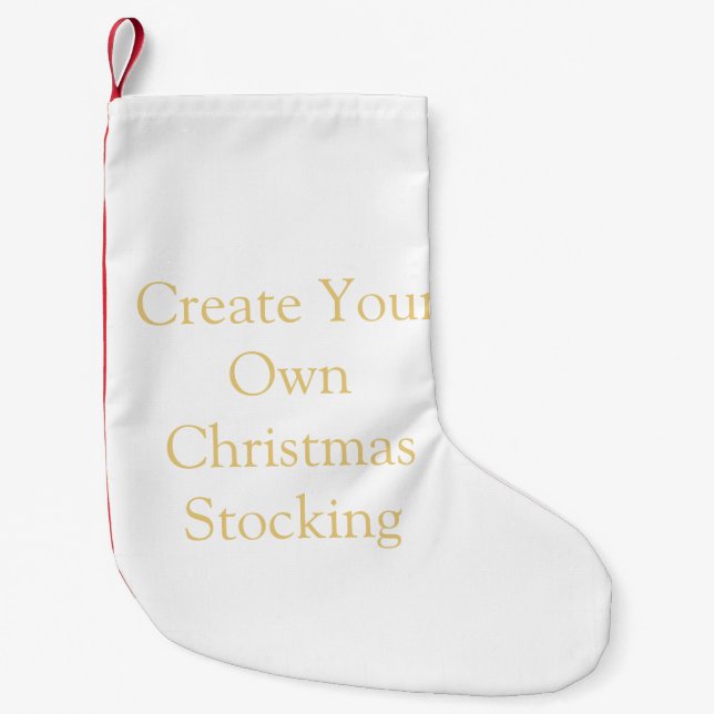 Petite Chaussette De Noël Créez votre propre réserve de Noël (Devant)
